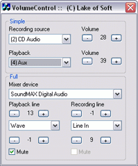 VolumeControl, click for full sized image.